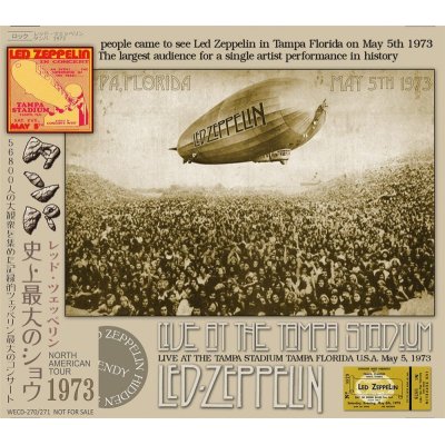 画像1: LED ZEPPELIN / LIVE AT THE TAMPA STADIUM 1973 【2CD】