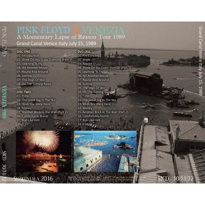 画像2: PINK FLOYD 1989 VENEZIA 【2CD+DVD】