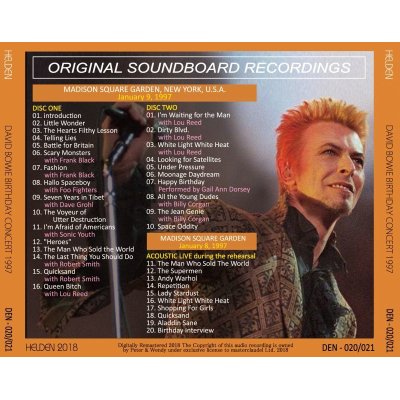 画像2: DAVID BOWIE 1997 BIRTHDAY CONCERT 2CD