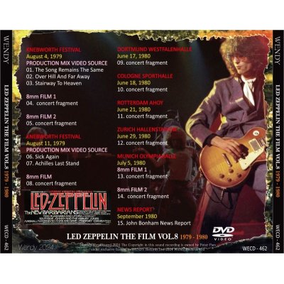 画像2: LED ZEPPELIN THE FILM VOL.8 1979-1980 DVD