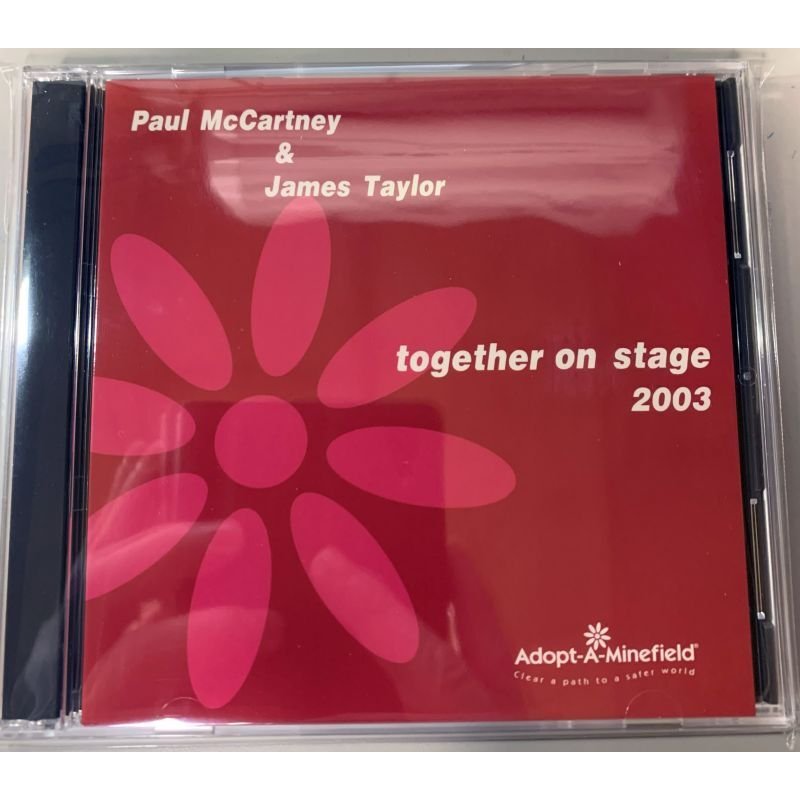 PAUL McCARTNEY & JAMES TAYLOR 2003 TOGETHER ON STAGE CD+CDS - BOARDWALK