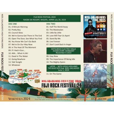 画像2: NOEL GALLAGHER 2024 FUJI ROCK FESTIVAL 2CD