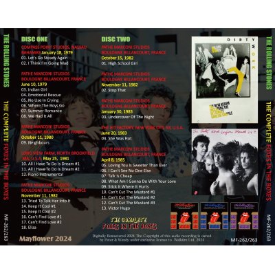 画像2: THE ROLLING STONES THE COMPLETE FOXES IN THE BOXES 2CD