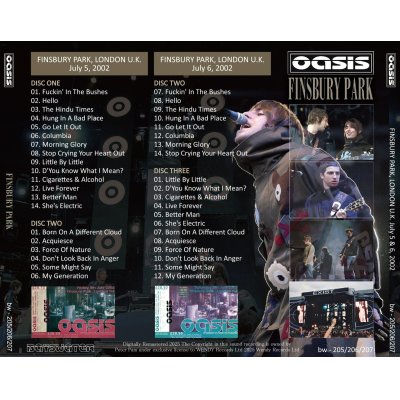 画像2: OASIS 2002 FINSBURY PARK 5CD