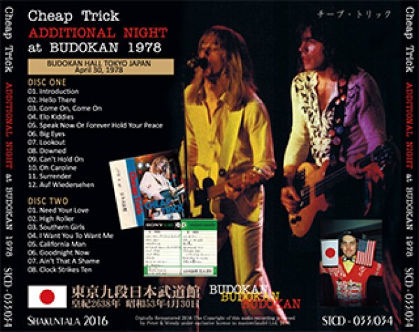 CHEAP TRICK / ADDITIONAL NIGHT at BUDOKAN 1978 【2CD