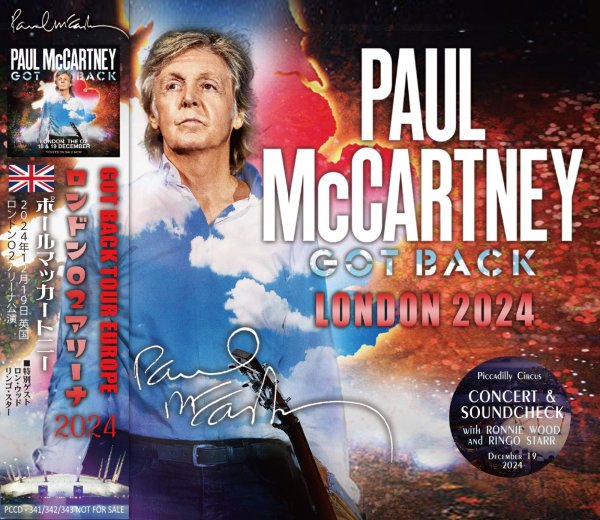 画像1: PAUL McCARTNEY 2024 GOT BACK LONDON 3CD (1)