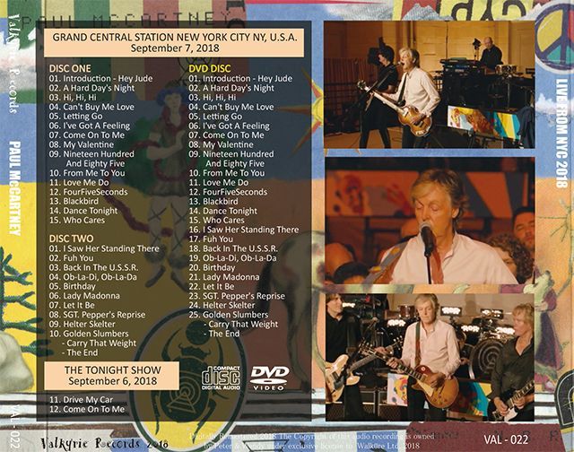 PAUL McCARTNEY / LIVE FROM NYC 2018 【2CD+DVD】 - BOARDWALK