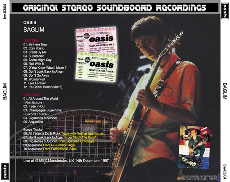 OASIS 1997 BAGLIM 2CD - BOARDWALK