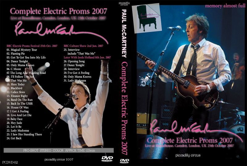 PAUL McCARTNEY / COMPLETE ELECTRIC PROMS 【1DVD】