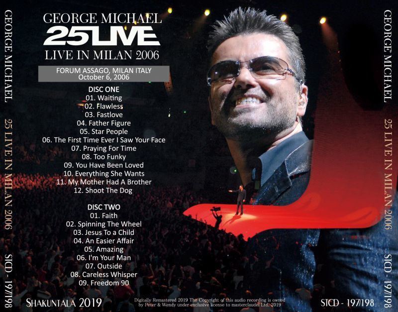 GEORGE MICHAEL / 25 LIVE IN MILAN 2006 【2CD】