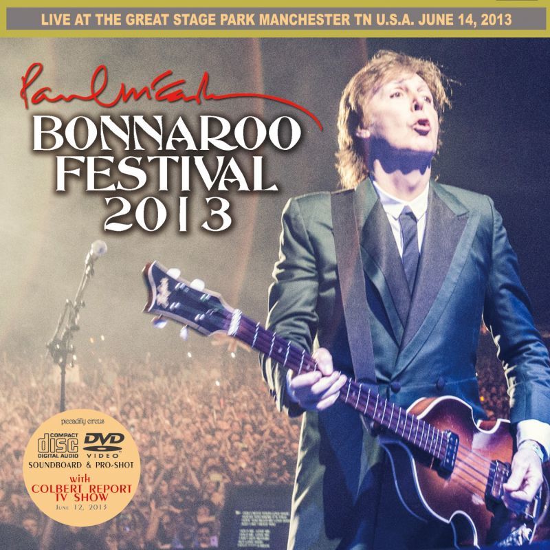 PAUL McCARTNEY / BONNAROO FESTIVAL 2013 【CD+DVD】 - BOARDWALK