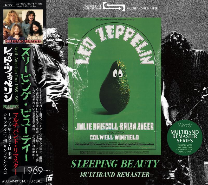 LED ZEPPELIN 1969 SLEEPING BEAUTY MULTIBAND REMASTER 2CD