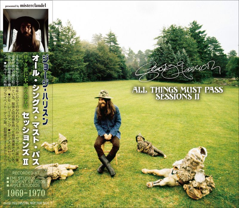 GEORGE HARRISON ALL THINGS MUST PASS SESSIONS II 3CD