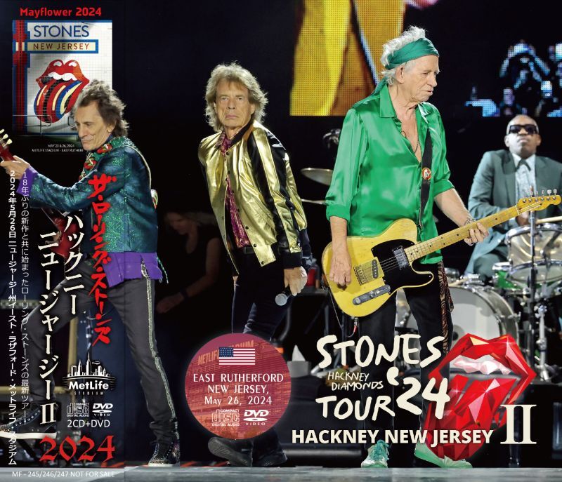 THE ROLLING STONES 2024 HACKNEY NEW JERSEY II 2CD+DVD - BOARDWALK